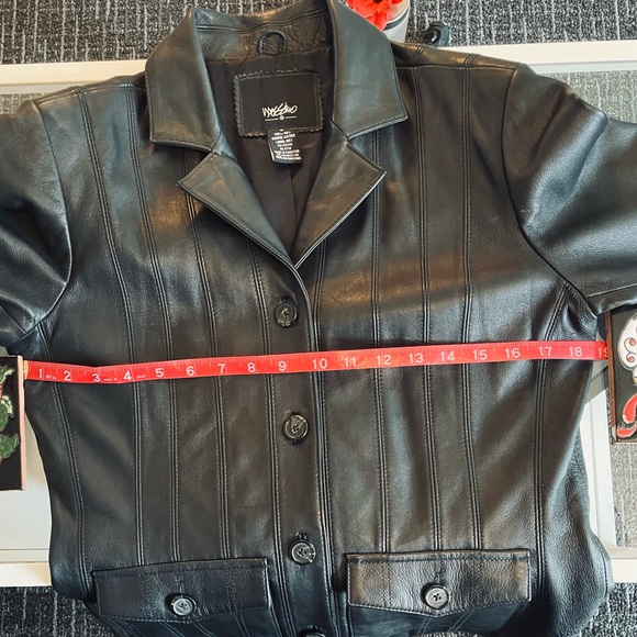 Y2K Mossimo leather jacket - Picture 5 of 9